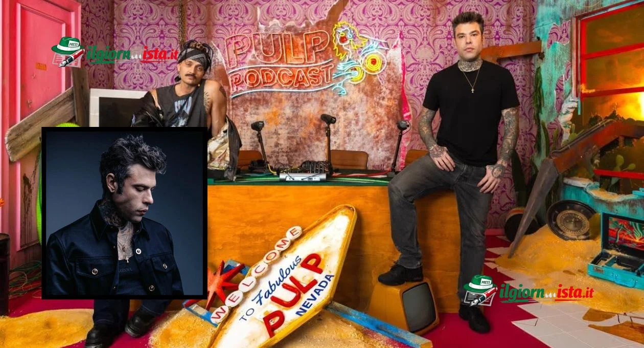 Ritratto del rapper italiano Fedez patrimonio